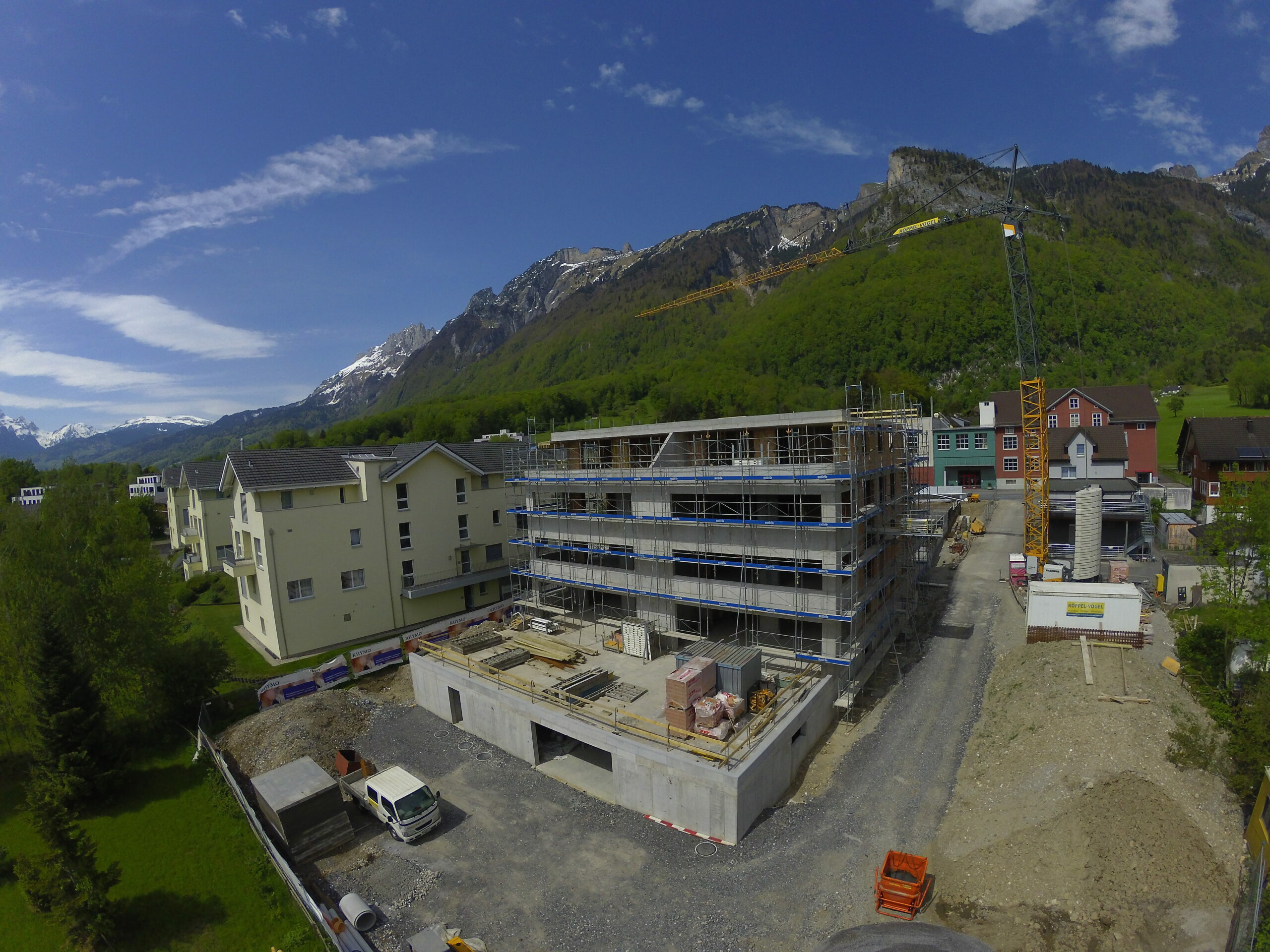 Baumeisterarbeiten Haus A abgeschlossen